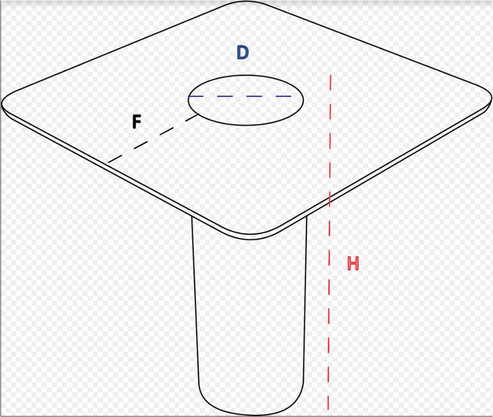 Scupper Drop Drop Scupper | Custom Roof Flashings | Acme Cone